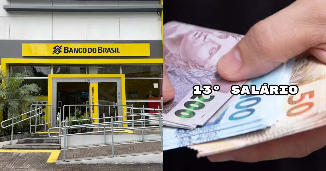 13° salário antecipado no Banco do Brasil (Foto: Montagem)