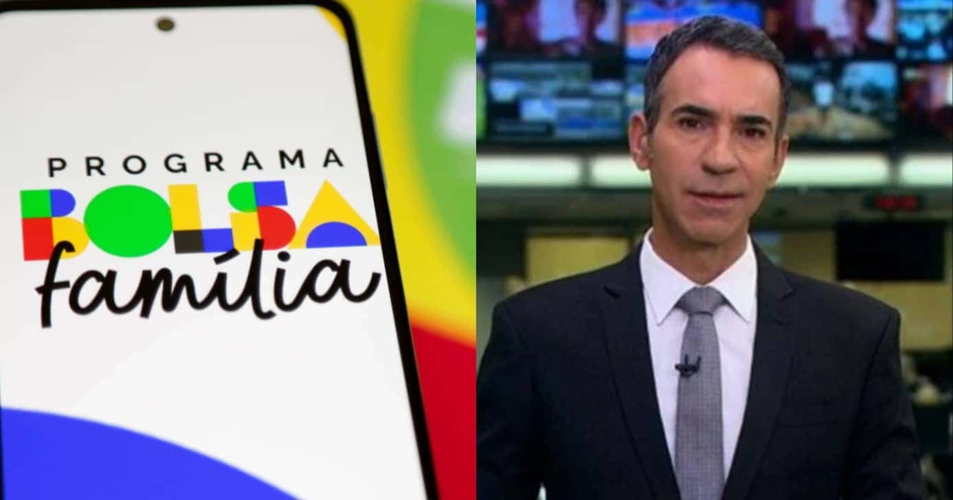 César Tralli deu notícia sobre o Bolsa Família (Divulgação / TV Globo)
