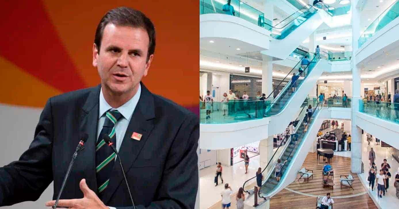 Eduardo Paes - Shopping (Foto: Reprodução)