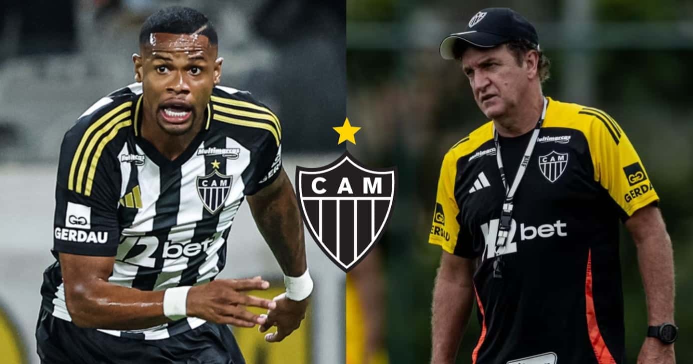 Júnior Santos, Atlético-MG, Cuca (Foto: Reprodução/ Internet)