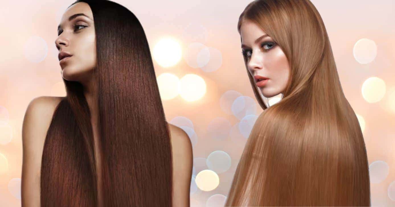 Mulheres com o cabelo liso (Fotos: Freepik / Canva)