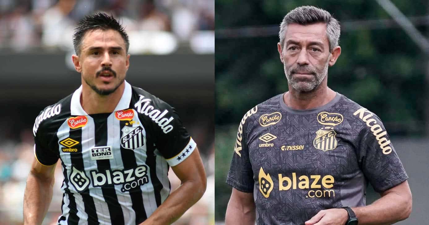 Pedro Caixinha - Bigode - Santos (Foto: Reprodução)