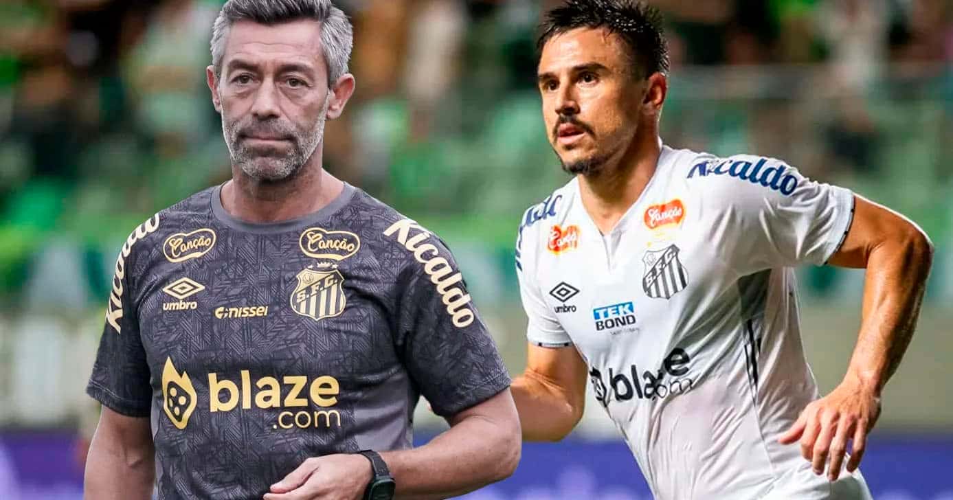 Pedro Caixinha - Santos - Willian Bigode (Foto: Reprodução)