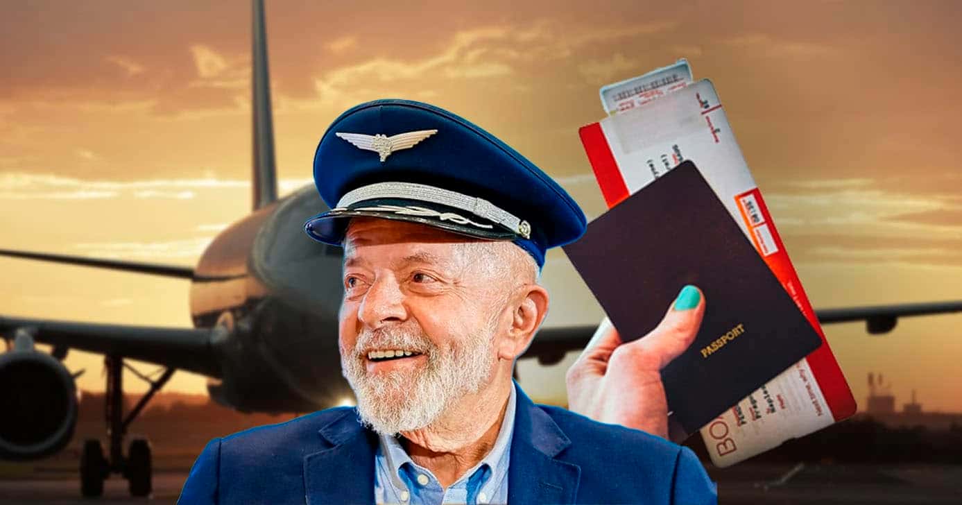 Presidente Lula - Passagem - Avião (Foto: Reprodução)