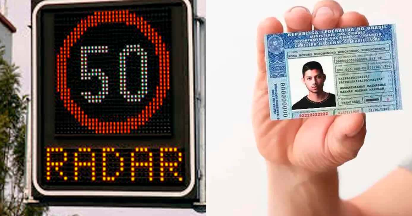 Radar de trânsito - CNH (Foto: Reprodução)