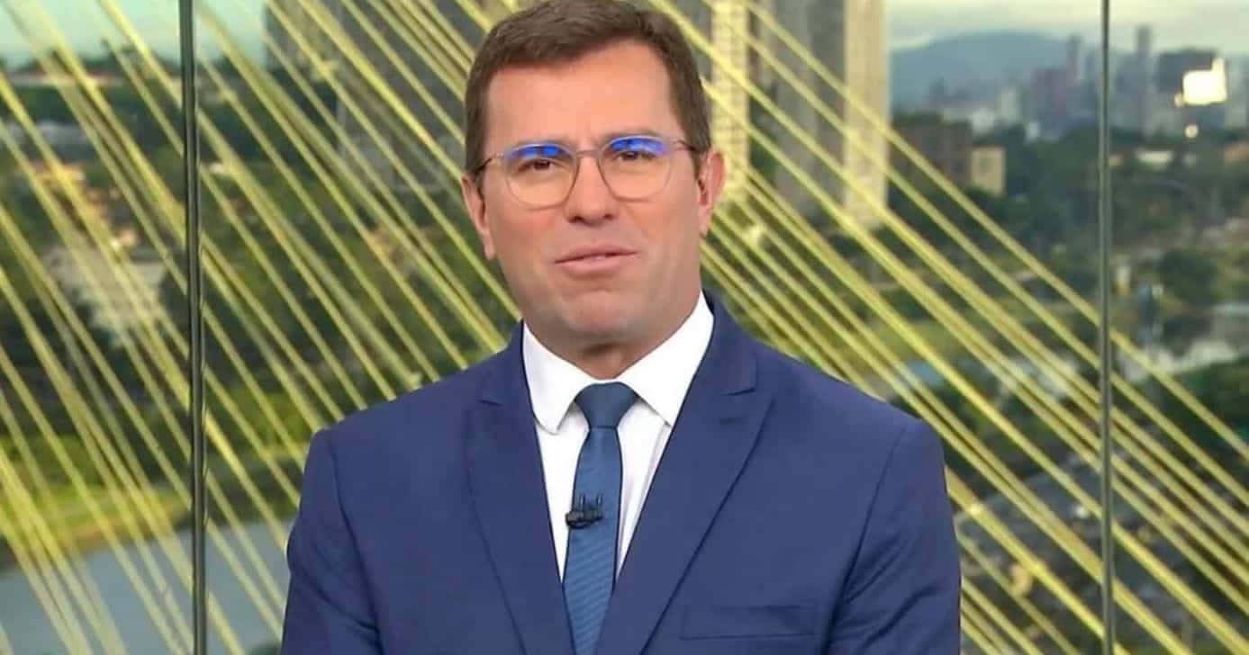 Rodrigo Bocardi quando estava na bancada do Bom Dia SP na Globo - Foto: Globo