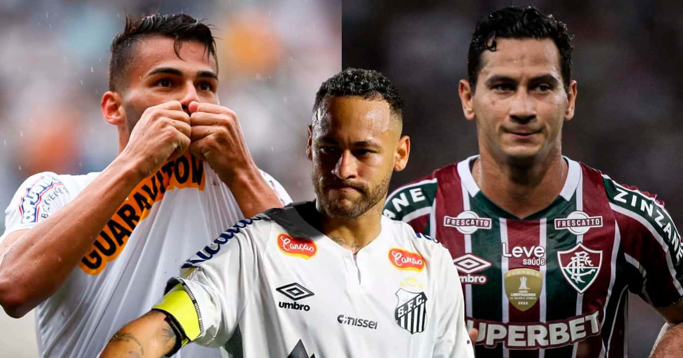 Santos - Neymar - Ganso - Thiago Maia (Foto: Reprodução)