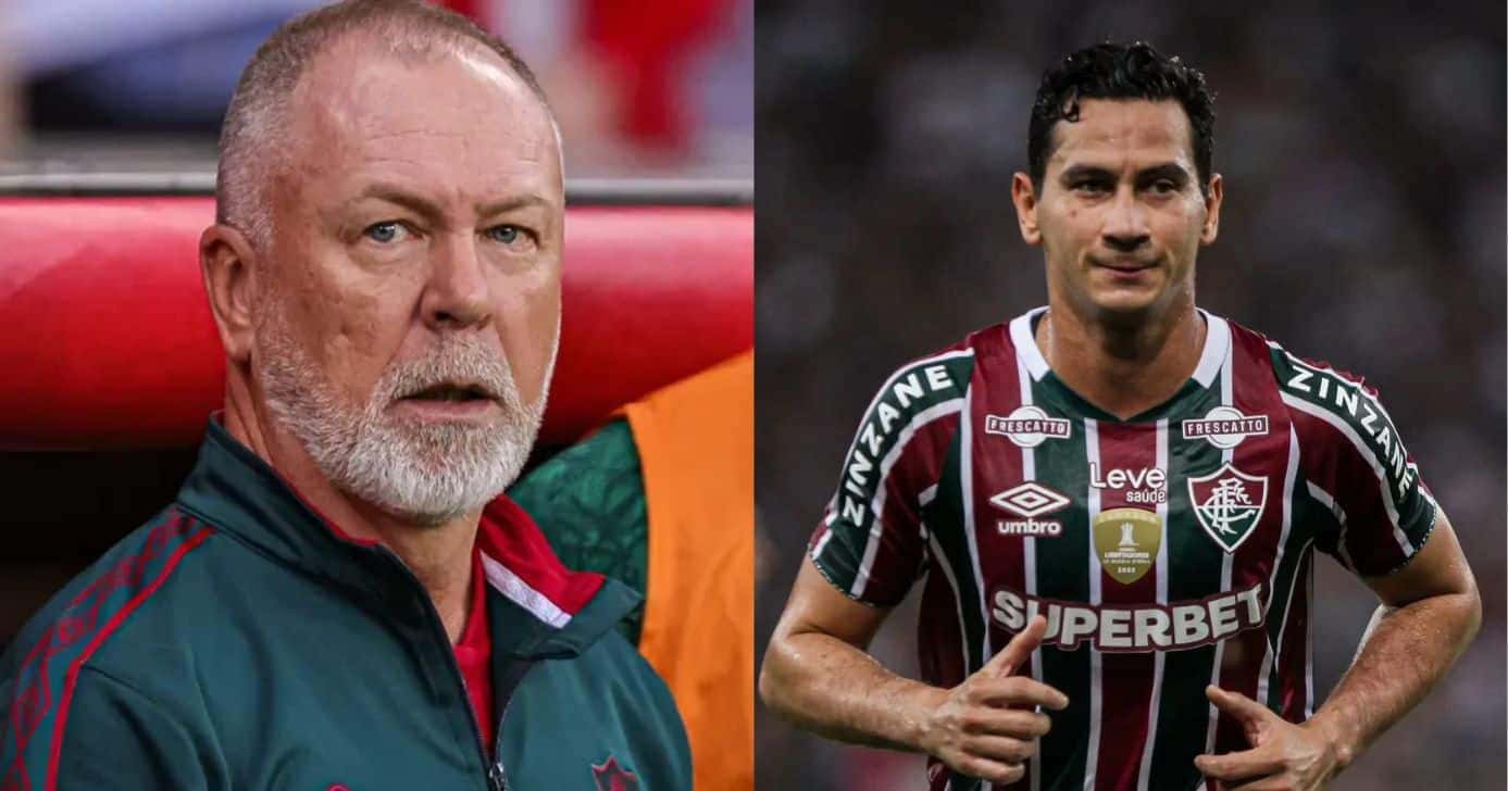 Mano sofre com 2 bombas no Fluminense (Reprodução/Montagem TV Foco/Canva)