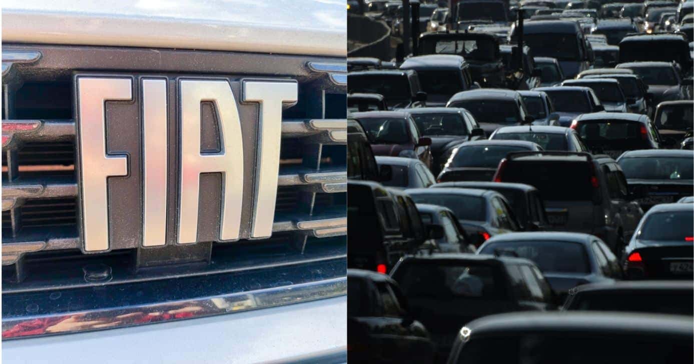 Carros populares, incluindo o da Fiat, que serão extintos no BR (Reprodução/Montagem TV Foco/Canva)