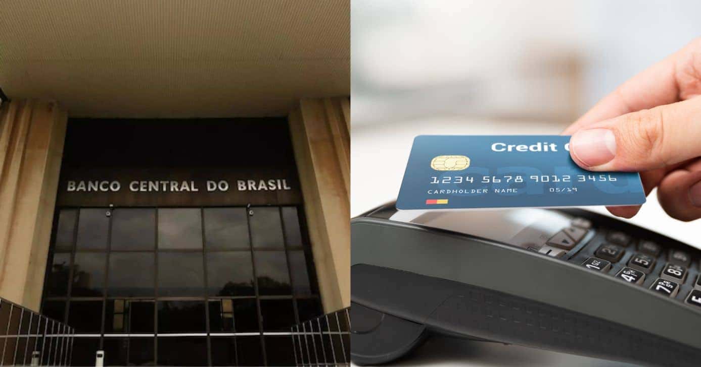 Banco Central e cartão de crédito (Foto: Reprodução/ Montagem TV Foco/ Canva)