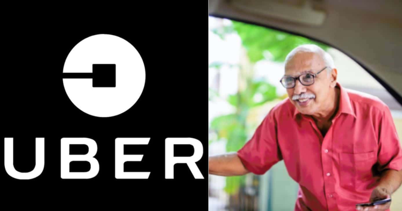 Uber crava corridas grátis em 6 passos para idosos 60+ em país (Reprodução/Montagem TV Foco/Canva)
