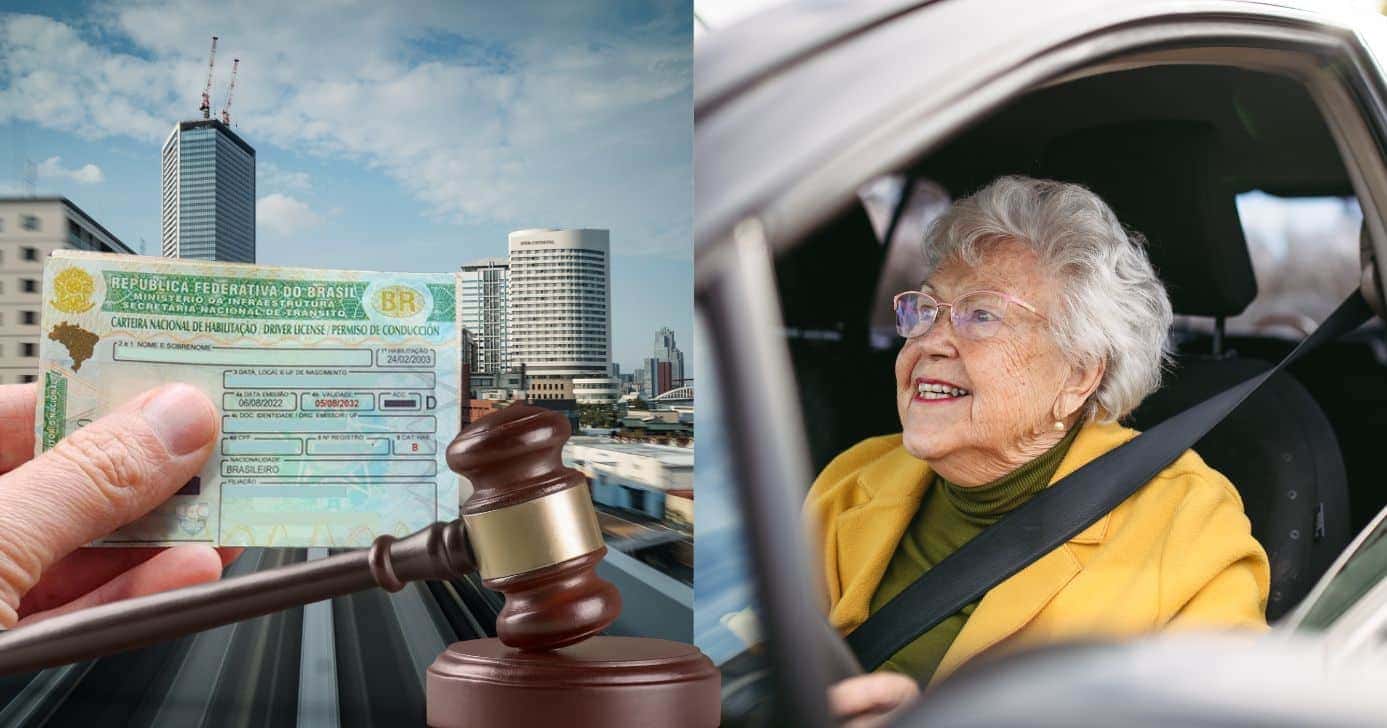 Lei de trânsito confirma 2 punições a motoristas 60+ (Reprodução/Montagem TV Foco/Canva)