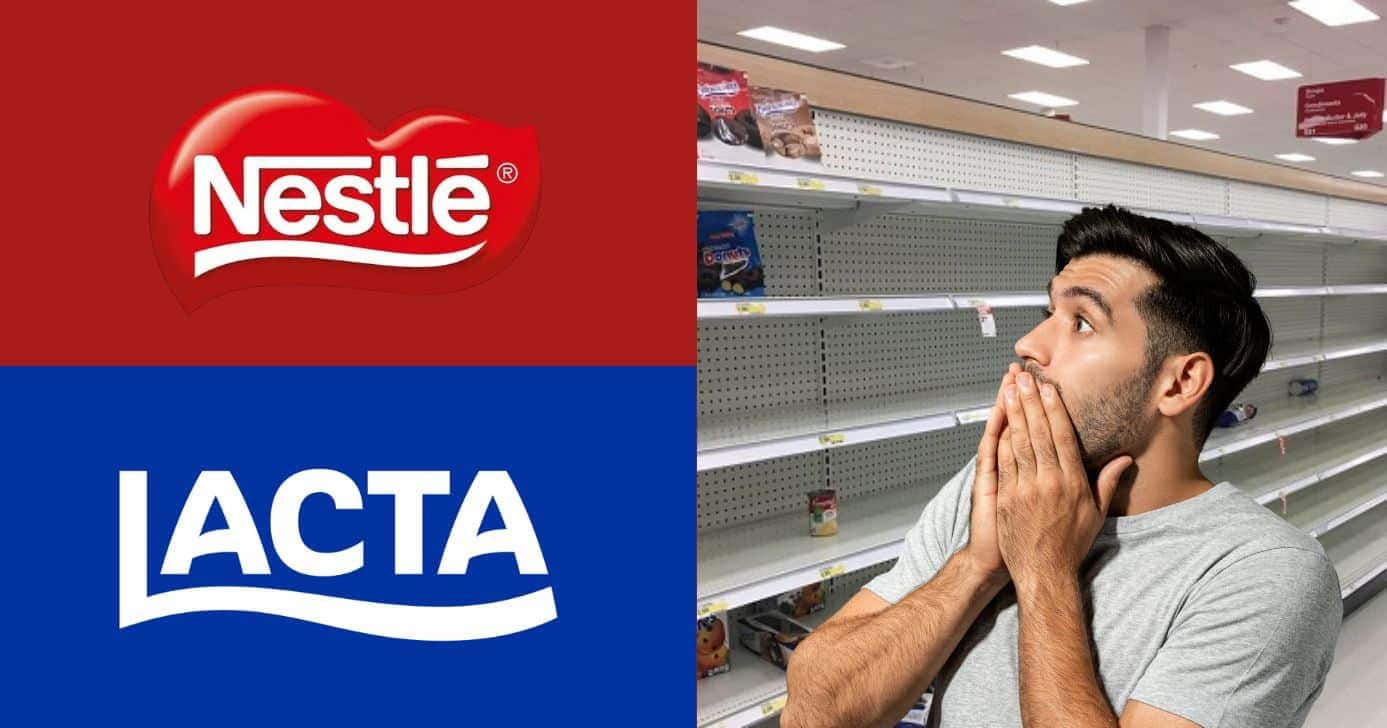 Adeus de 5 chocolates populares no Brasil (Reprodução/Montagem TV Foco/Canva)