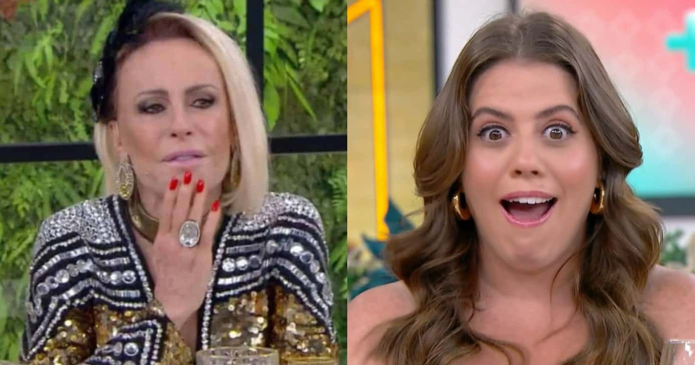 “Não tem coragem”: Ana Maria para com saída de Tati Machado (Foto: Reprodução/Montagem TV Foco)
