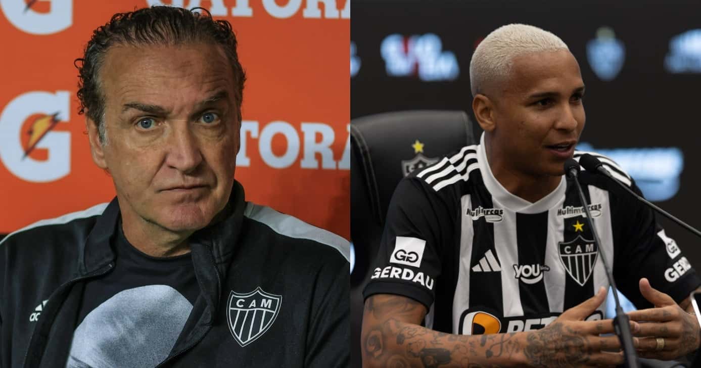 Adeus de Deyverson é armado no Atlético-MG para o Rubro-Negro (Foto: Reprodução/Montagem TV Foco)