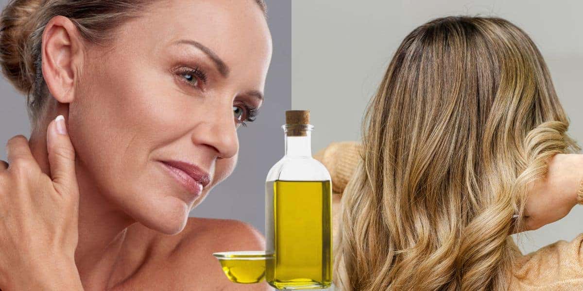 5 benefícios do azeite para a pele e o cabelo (Reprodução: Montagem TV Foco)