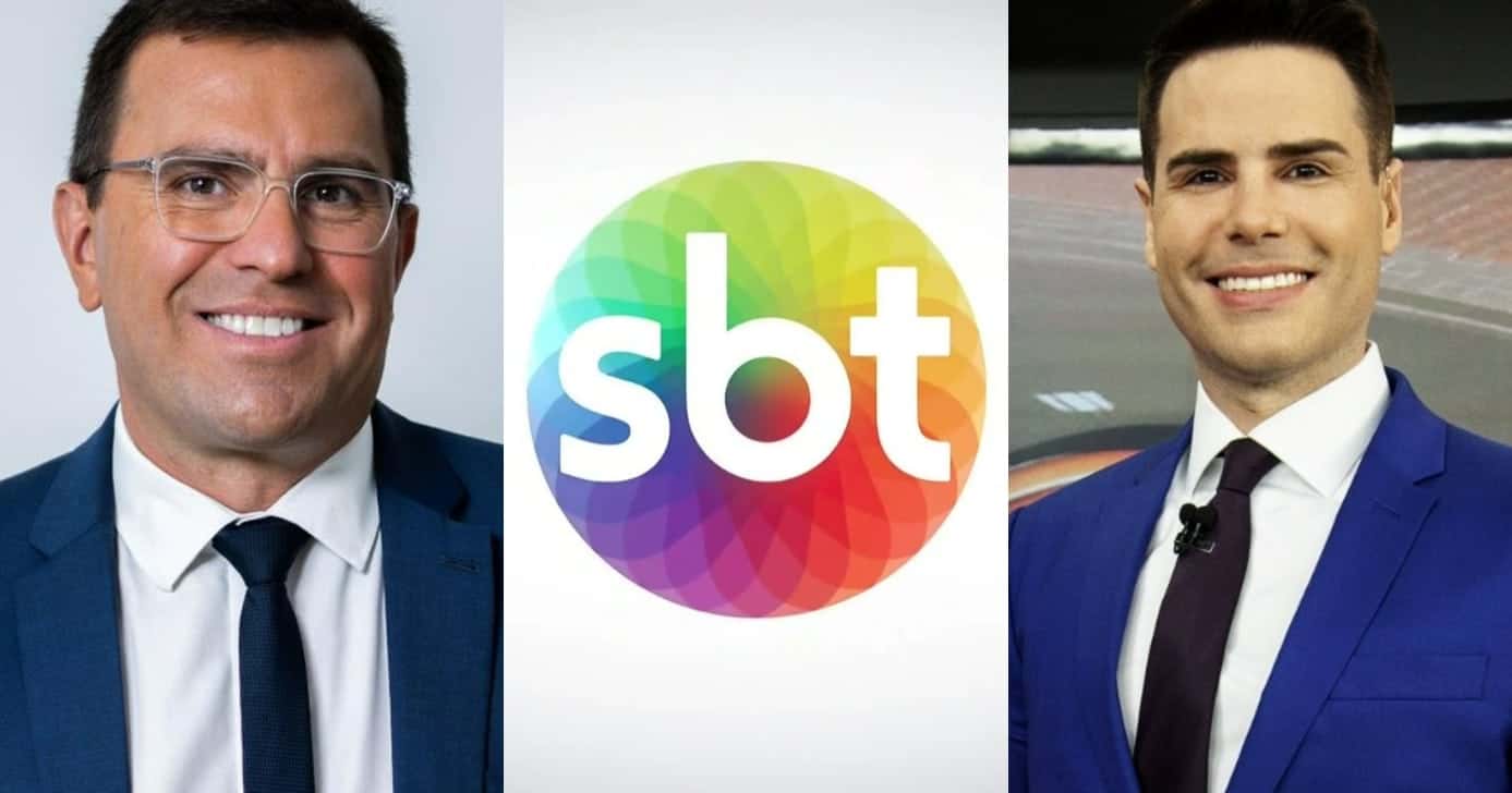 Bocardi e Luiz Bacci: âncoras armam ida histórica ao SBT em 2025 (Foto: Reprodução/Montagem TV Foco)