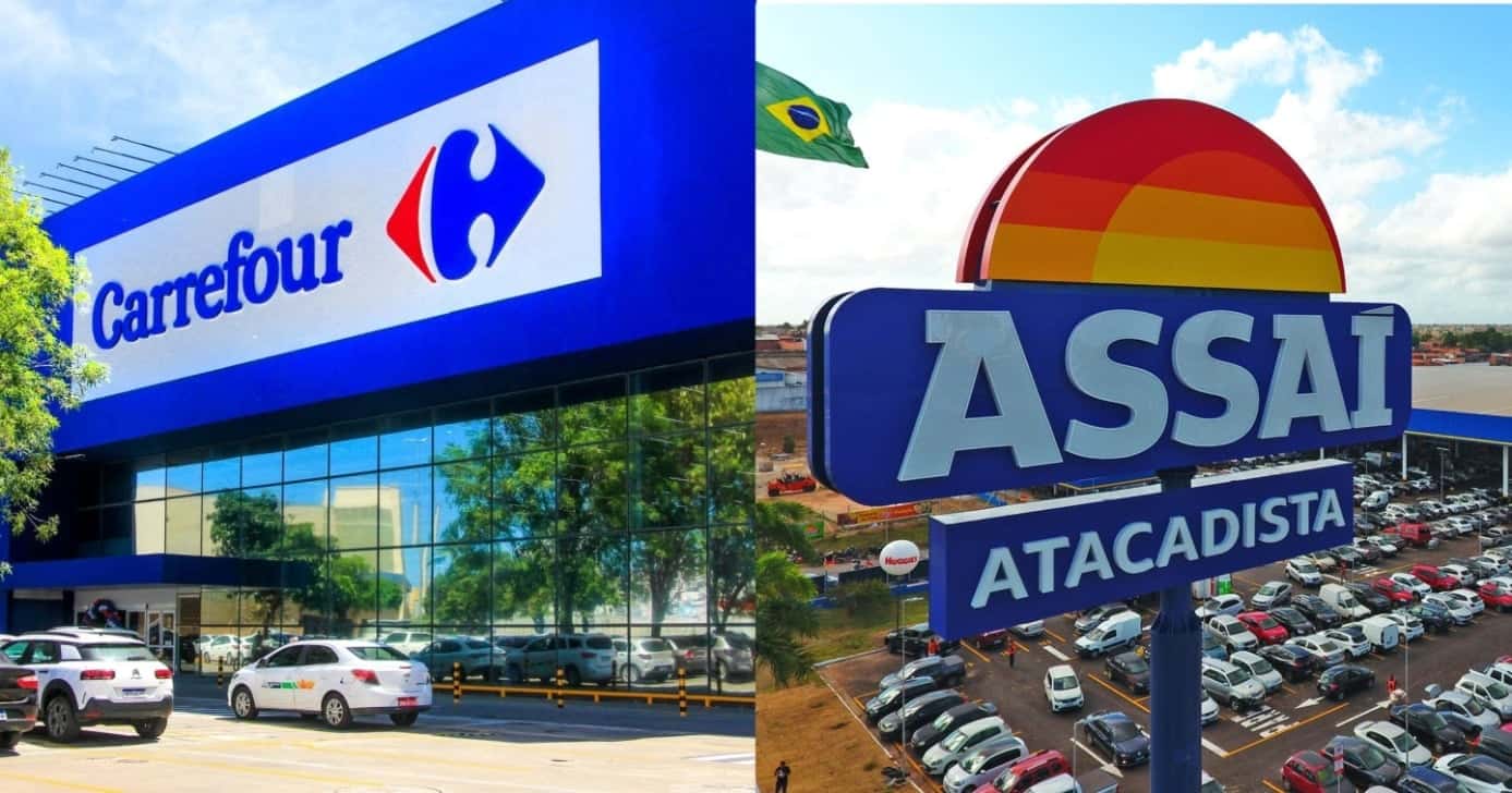Carrefour e a compra de gigante nº1 dos supermercados para esmagar o Assaí e Max Atacadista - Foto: Montagem