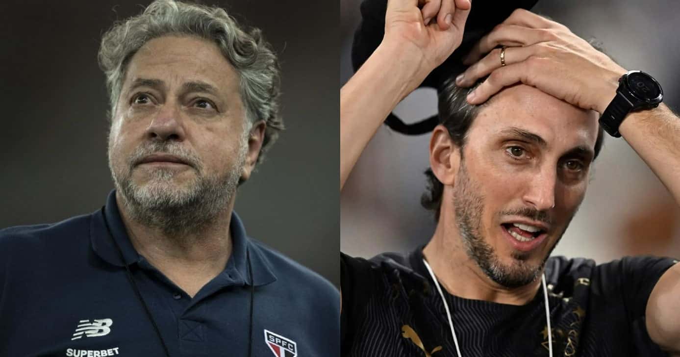 Casares e Zubeldía no São Paulo (Foto: Reprodução/Montagem TV Foco)