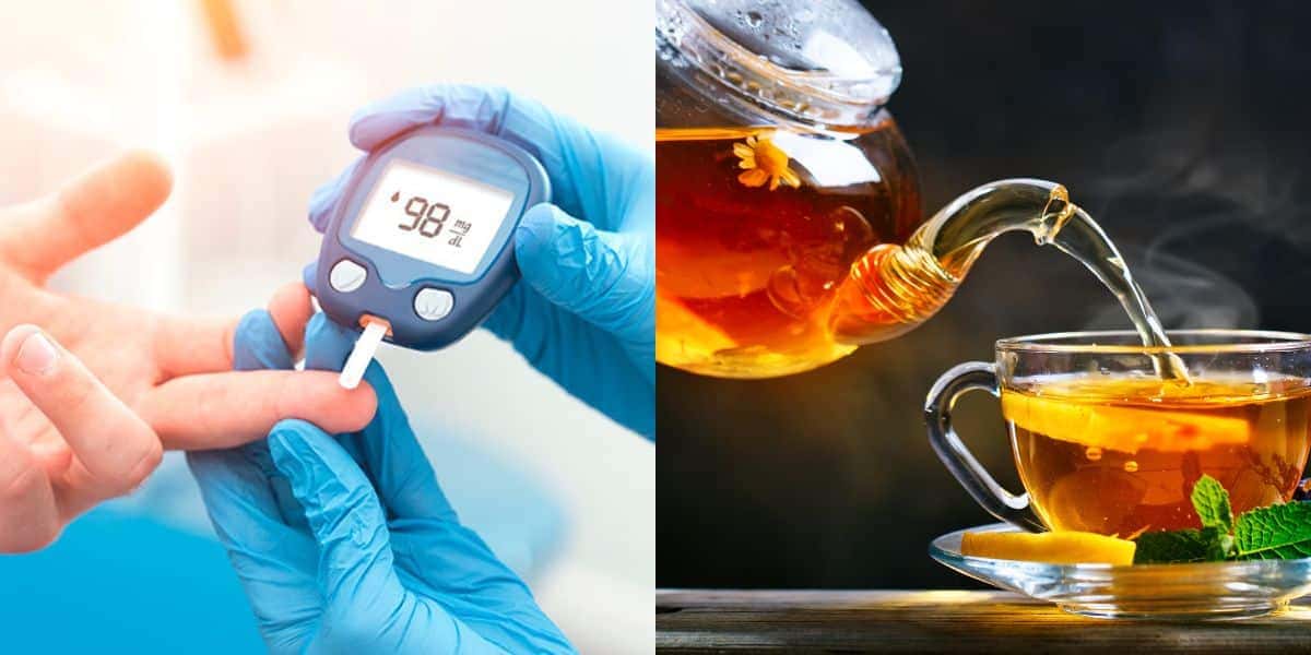 5 chás para idosas 60+ se livrarem do diabetes (Reprodução: Montagem TV Foco)