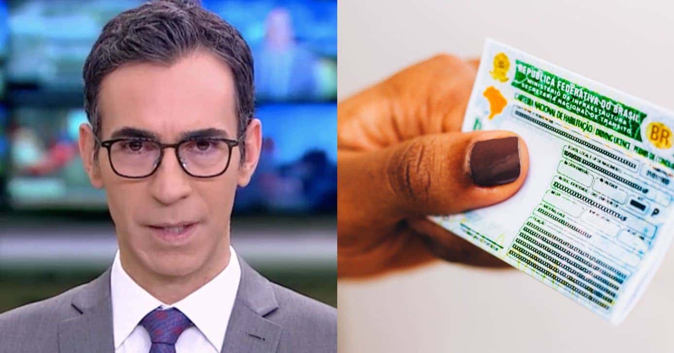 César Tralli deu notícia no Jornal Hoje (Foto: TV Globo)