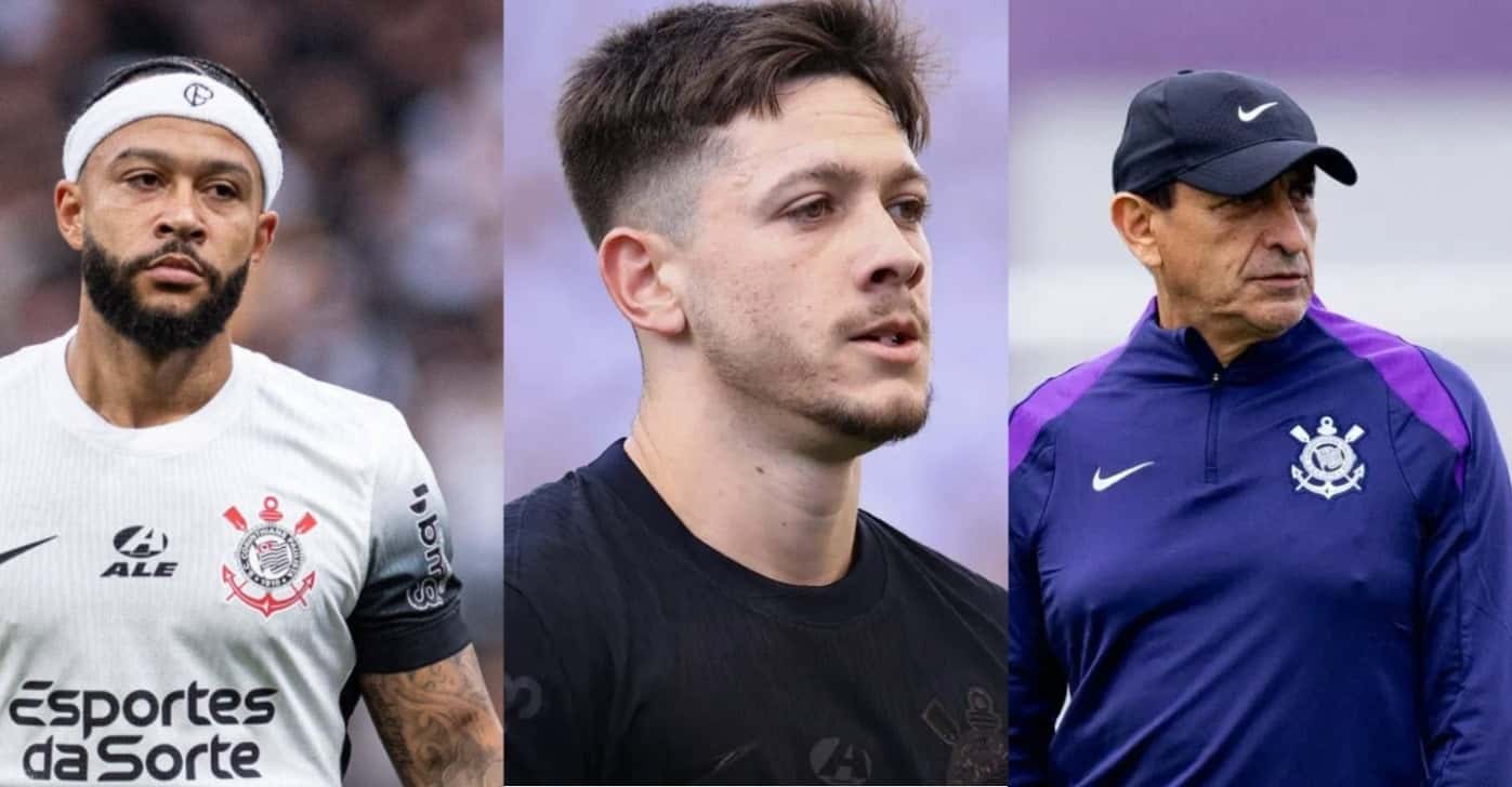 3 bombas paralisam o Corinthians em 2025 - (Montagem / TV FOCO)