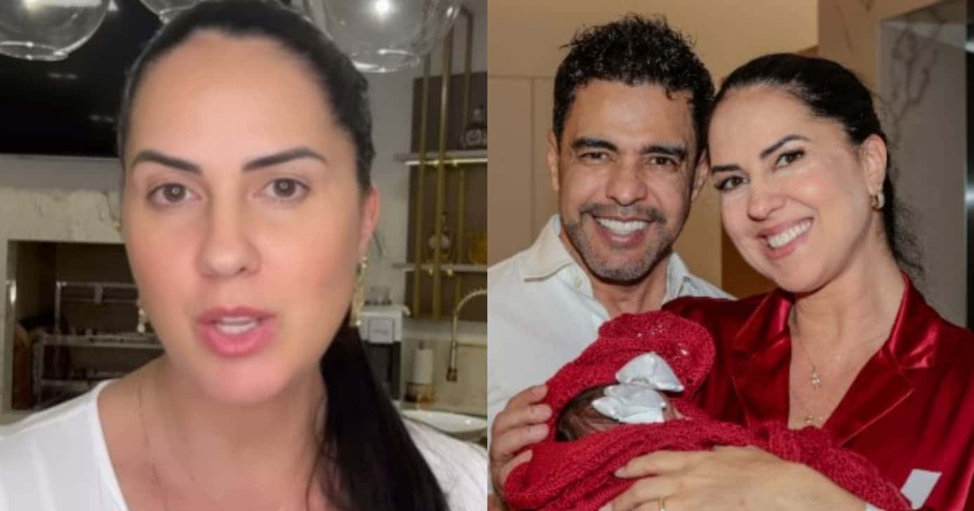 Graciele Lacerda e Zezé (Foto: Reprodução/Montagem TV Foco)