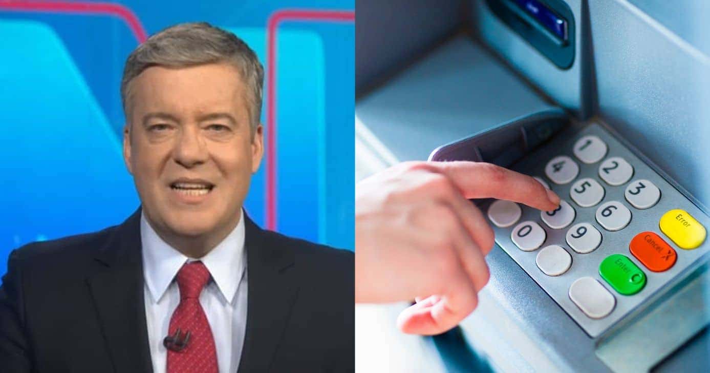Roberto Kovalick deu notícia no Jornal Nacional (Foto: TV Globo)