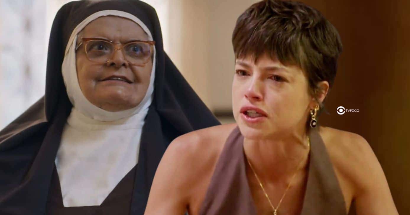 Irmã Sônia e Luma em Mania de Você (Foto: Reprodução / Globo / Montagem TV Foco)