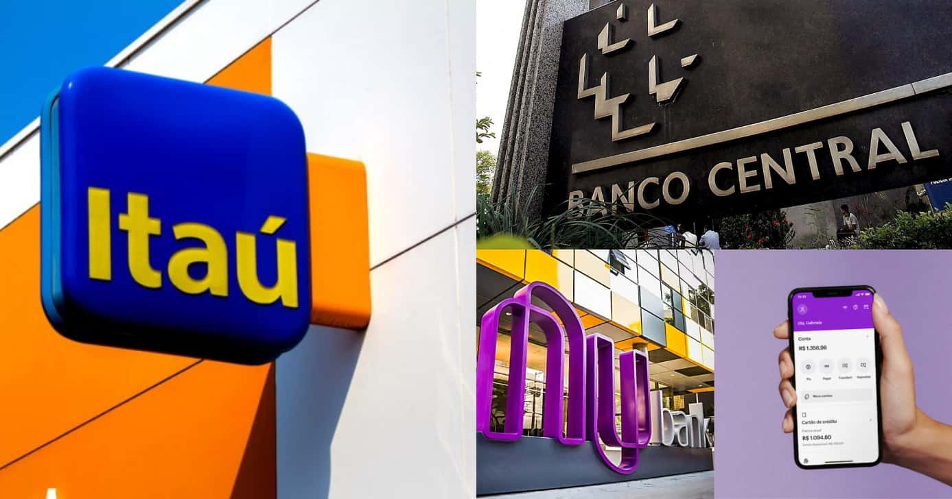 Notícia do Banco Central acerta em cheio Itaú, Nubank e mais bancos (Foto: Montagem)