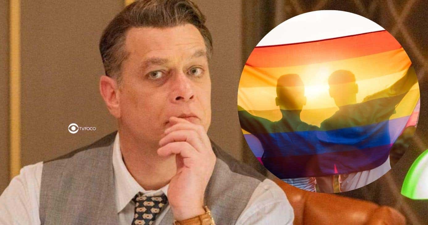Juliano e casal gay em Garota do Momento (Foto: Reprodução / Globo / Montagem TV Foco)