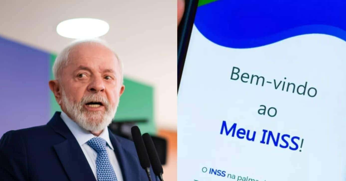 Lula / INSS - Montagem: TVFOCO