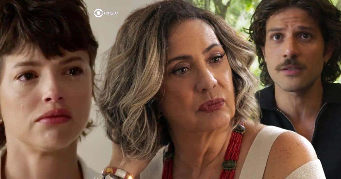 Luma, Berta e Mavi em Mania de Você (Foto: Reprodução / Globo / Montagem TV Foco)