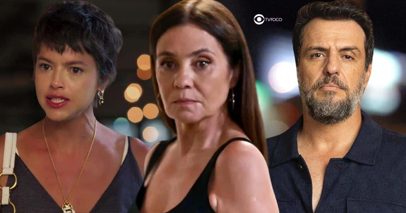 Luma, Mércia e Molina em Mania de Você (Foto: Reprodução / Globo / Montagem TV Foco)