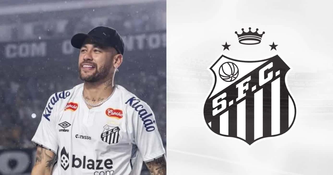 Neymar no Santos - (Montagem / TV FOCO)