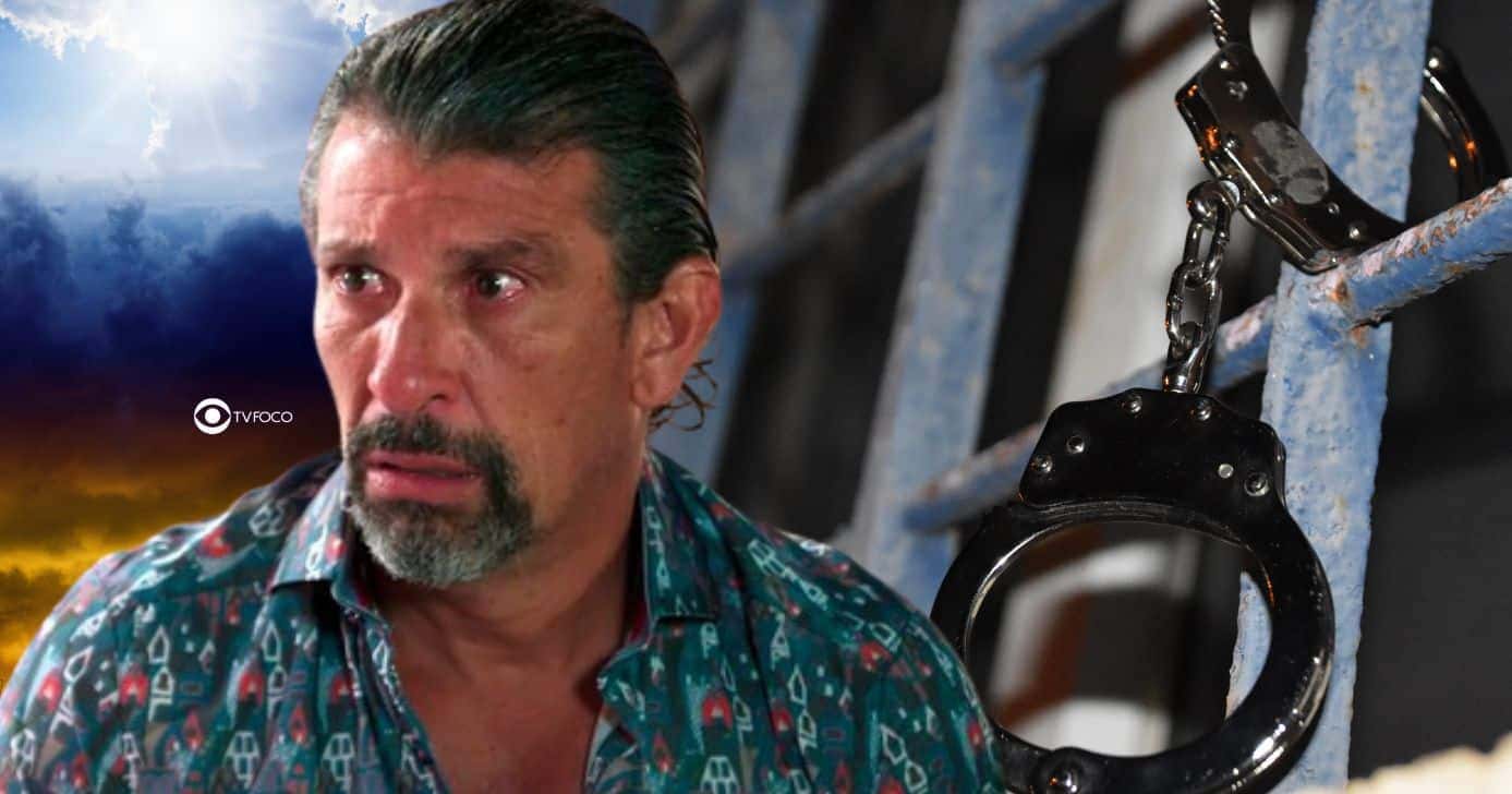 Osmar preso em Volta por Cima (Foto: Reprodução / Globo / Montagem TV Foco)