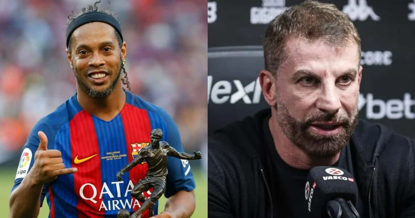 Ronaldinho: Pedrinho e proposta de R$1B pela SAF do Vasco (Foto: Reprodução/Montagem TV Foco)