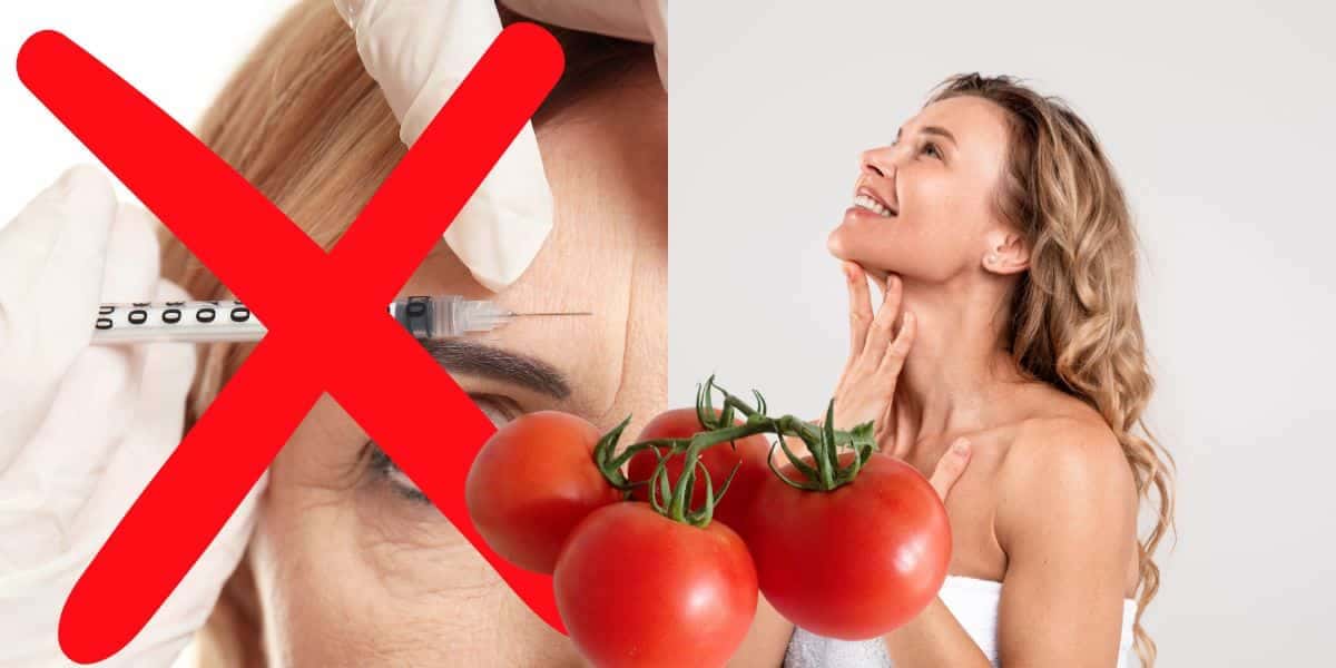 Fim das rugas com receitinha de tomate (Reprodução: Montagem TV Foco)