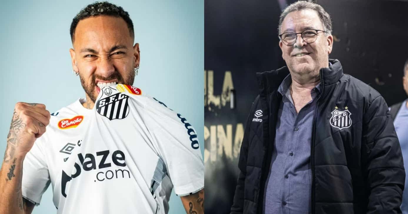 Neymar: Globo Esporte expõe pacotão de +11 reforços no Santos (Foto: Reprodução/Montagem TV Foco)