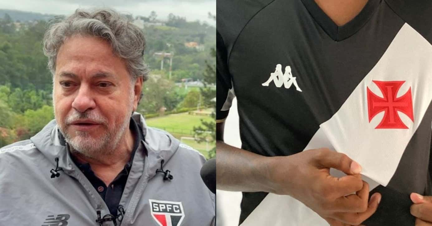Craque do Vasco e +1: Casares confirma +2 reforços no São Paulo (Foto: Reprodução/Montagem TV Foco)