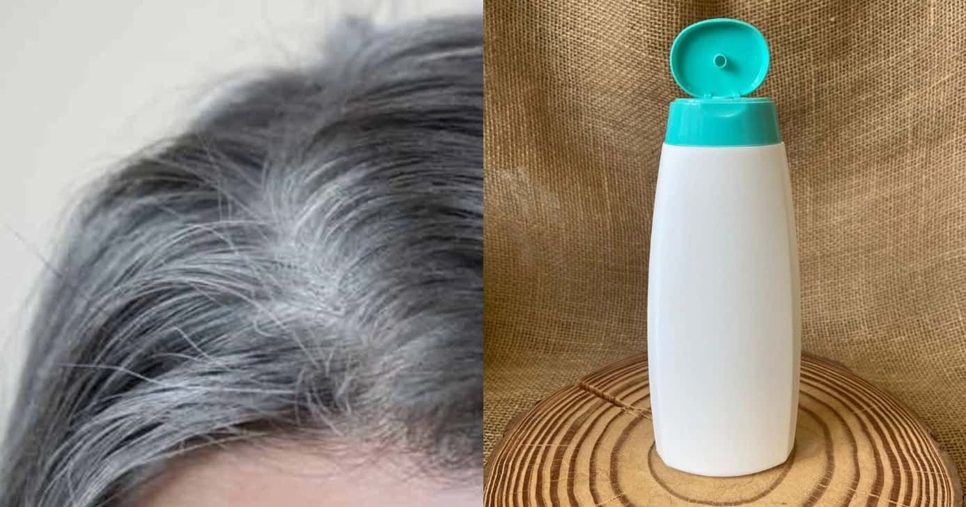 Shampoo para cabelos brancos (Foto: Montagem)