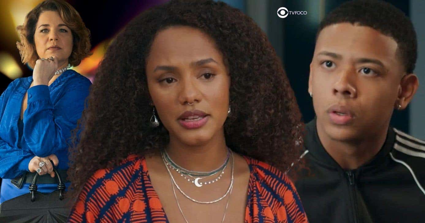 Violeta, Madá e Nando em Volta por Cima (Foto: Reprodução / Globo / Montagem TV Foco)