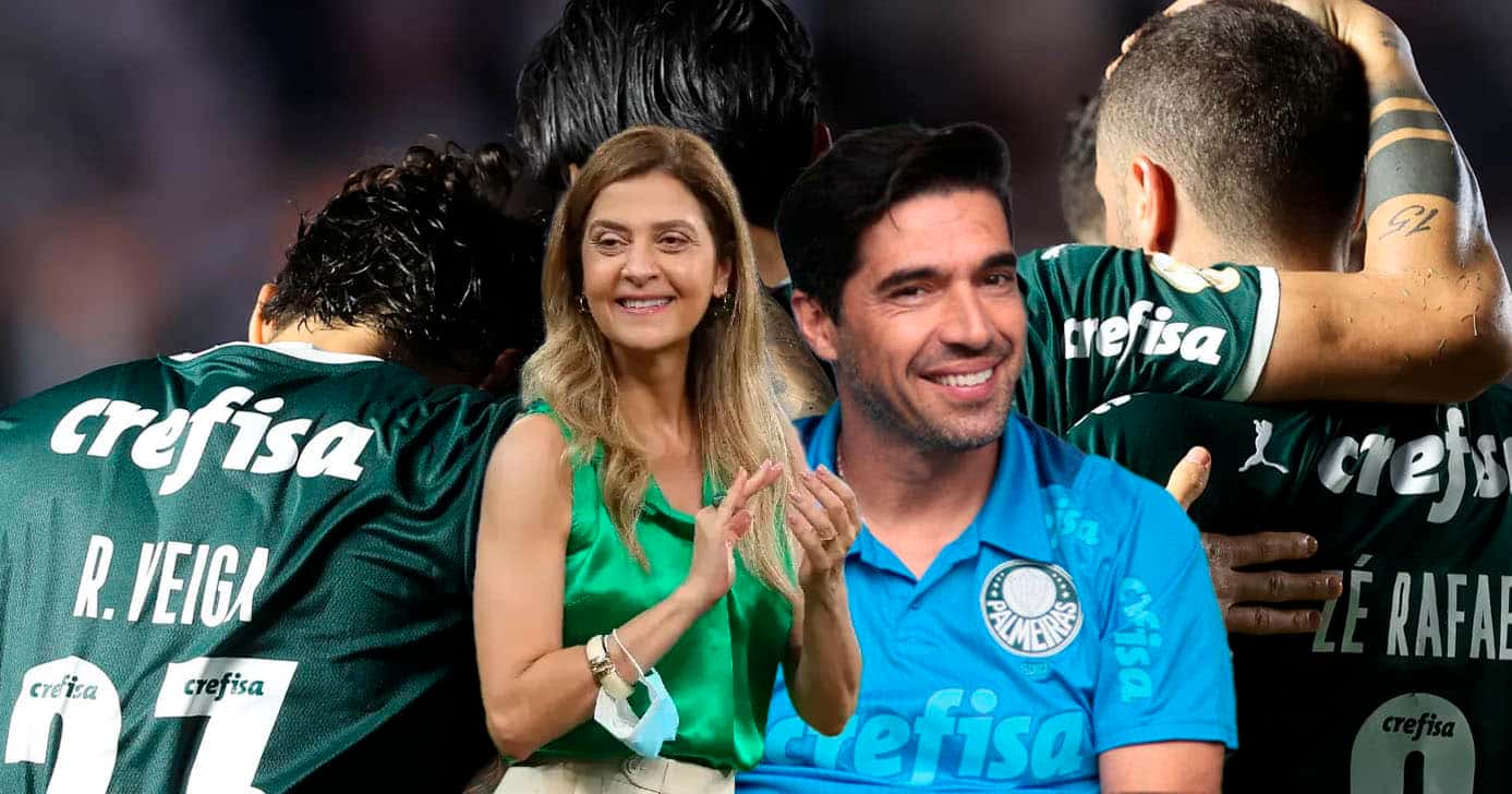 Abel e Leila - Palmeiras (Foto: Reprodução)