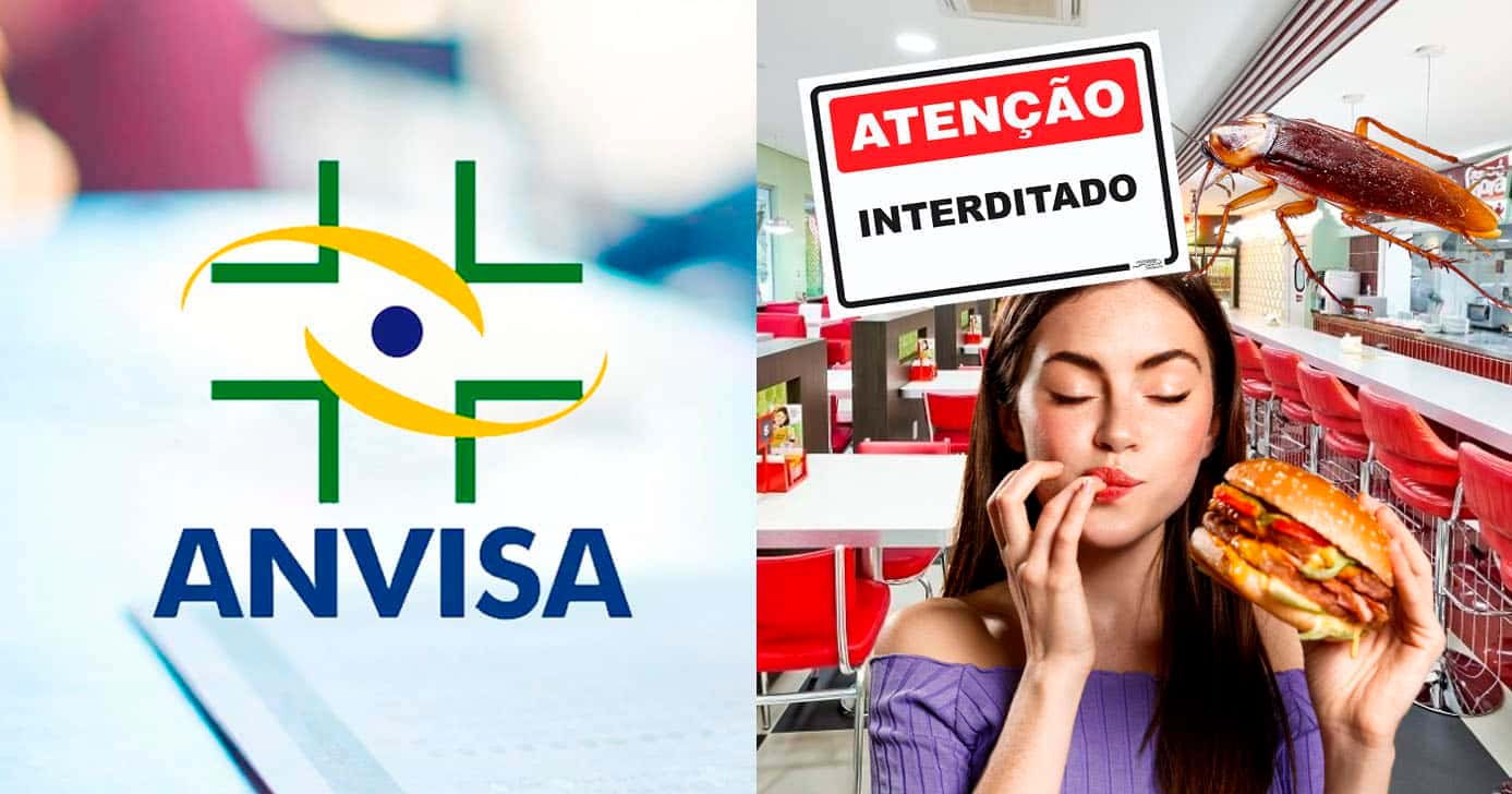 Anvisa - Lanchonete interditada - Barata (Foto: Reprodução)