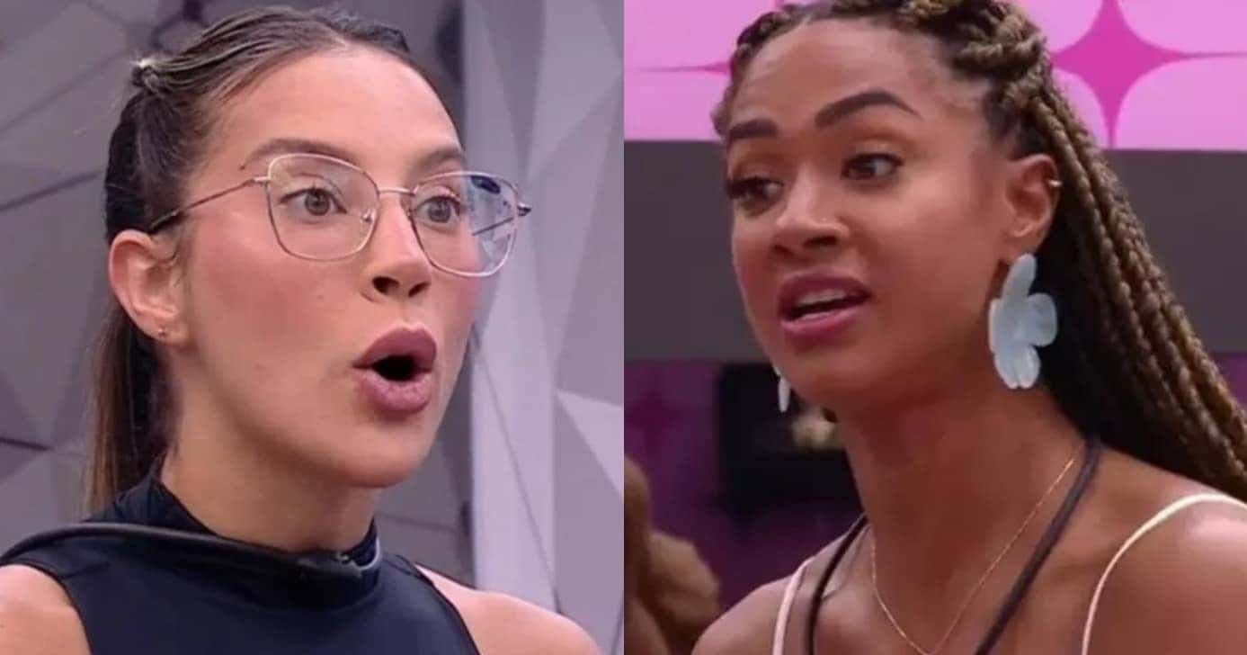 BBB25: Aline é desmascarada após ouvir informações de Renata (Foto: Reprodução/Montagem TV Foco)