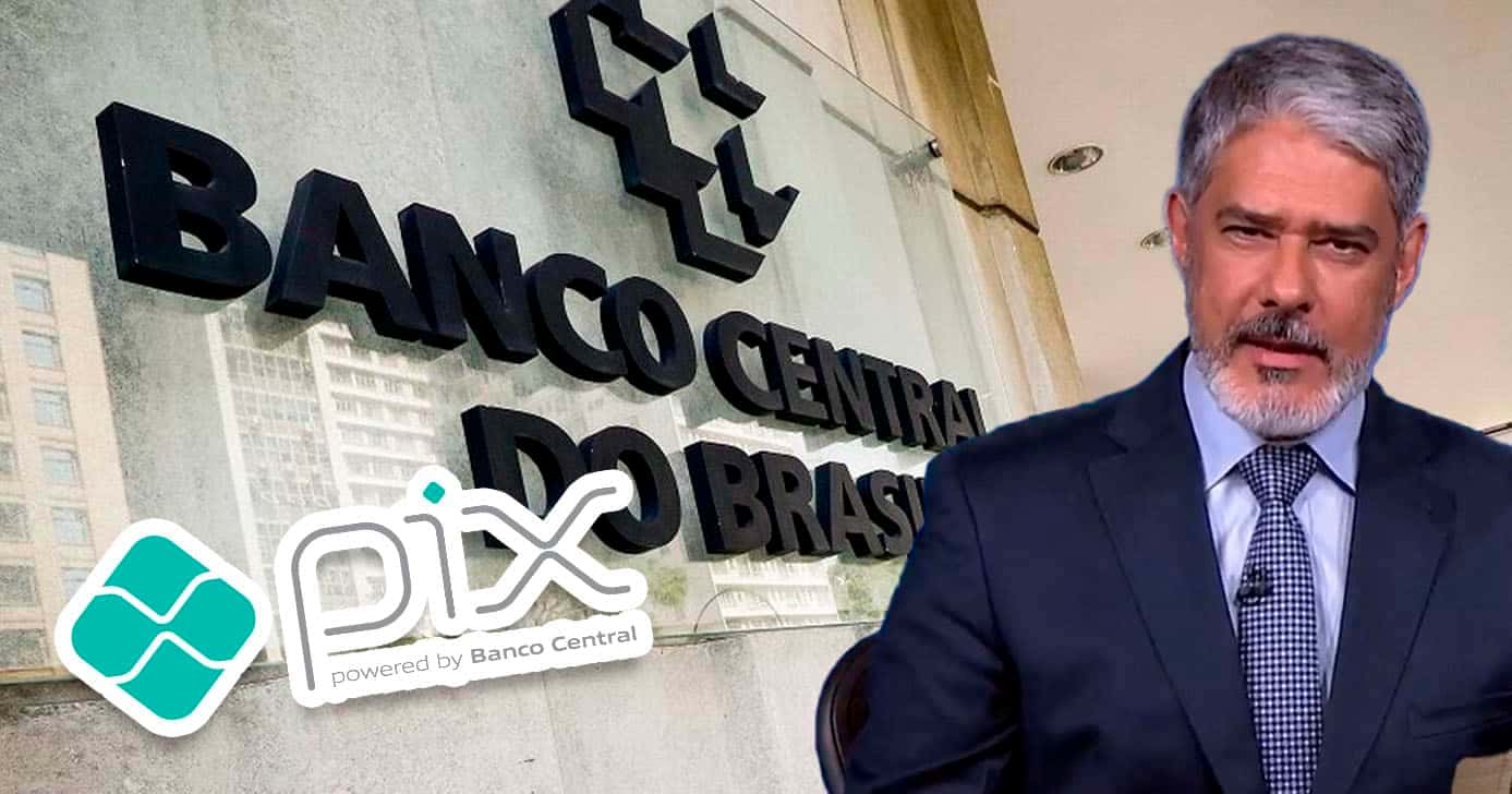 Banco Central - PIX - Bonner - Jornal Nacional (Foto: Reprodução)