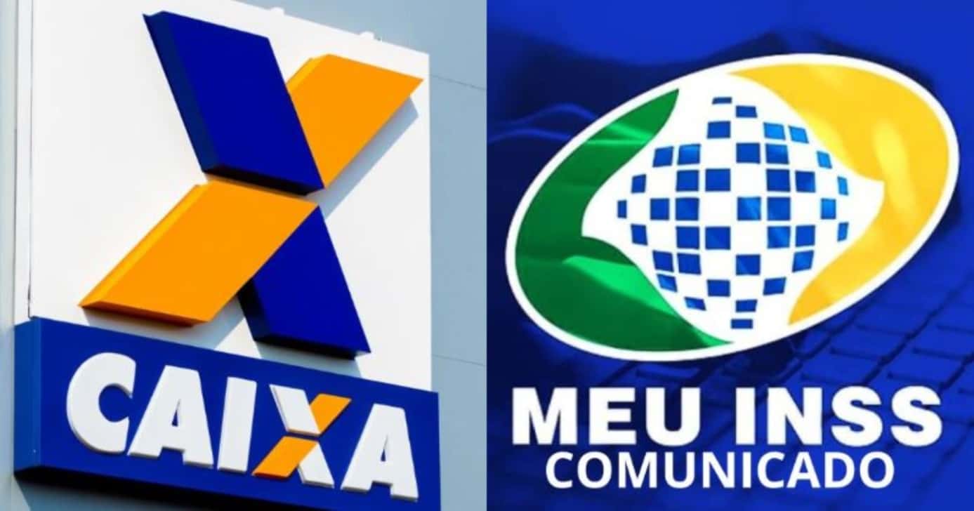 Caixa e INSS (Foto: Montagem/TV Foco)