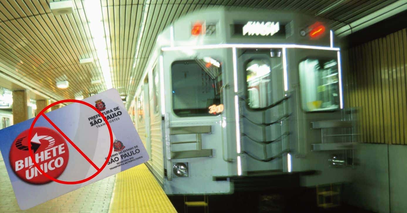 Bilhete Único, bloqueio e metrô (Fotos: Reproduções / Internet / Canva)