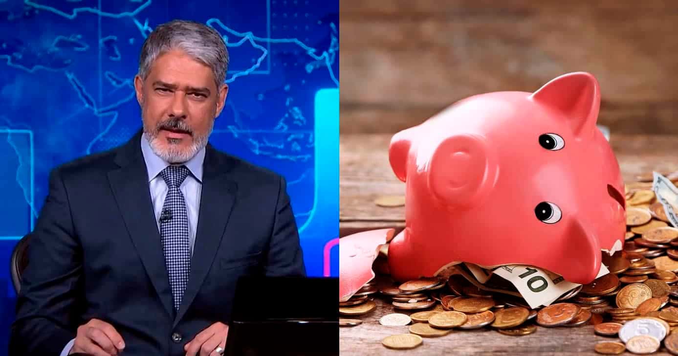 Bonner - Jornal Nacional - Poupança (Foto: Reprodução)