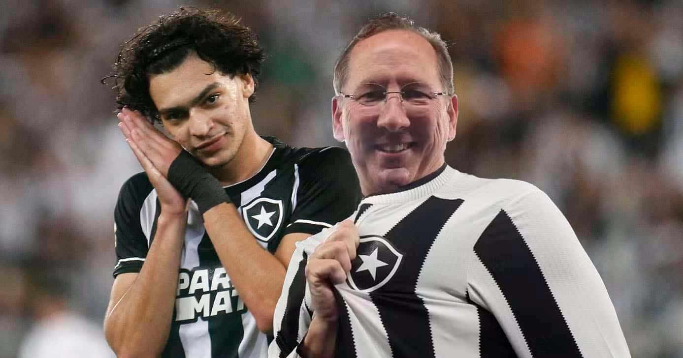 Botafogo - Matheus Nascimento e Textor (Foto: Reprodução)